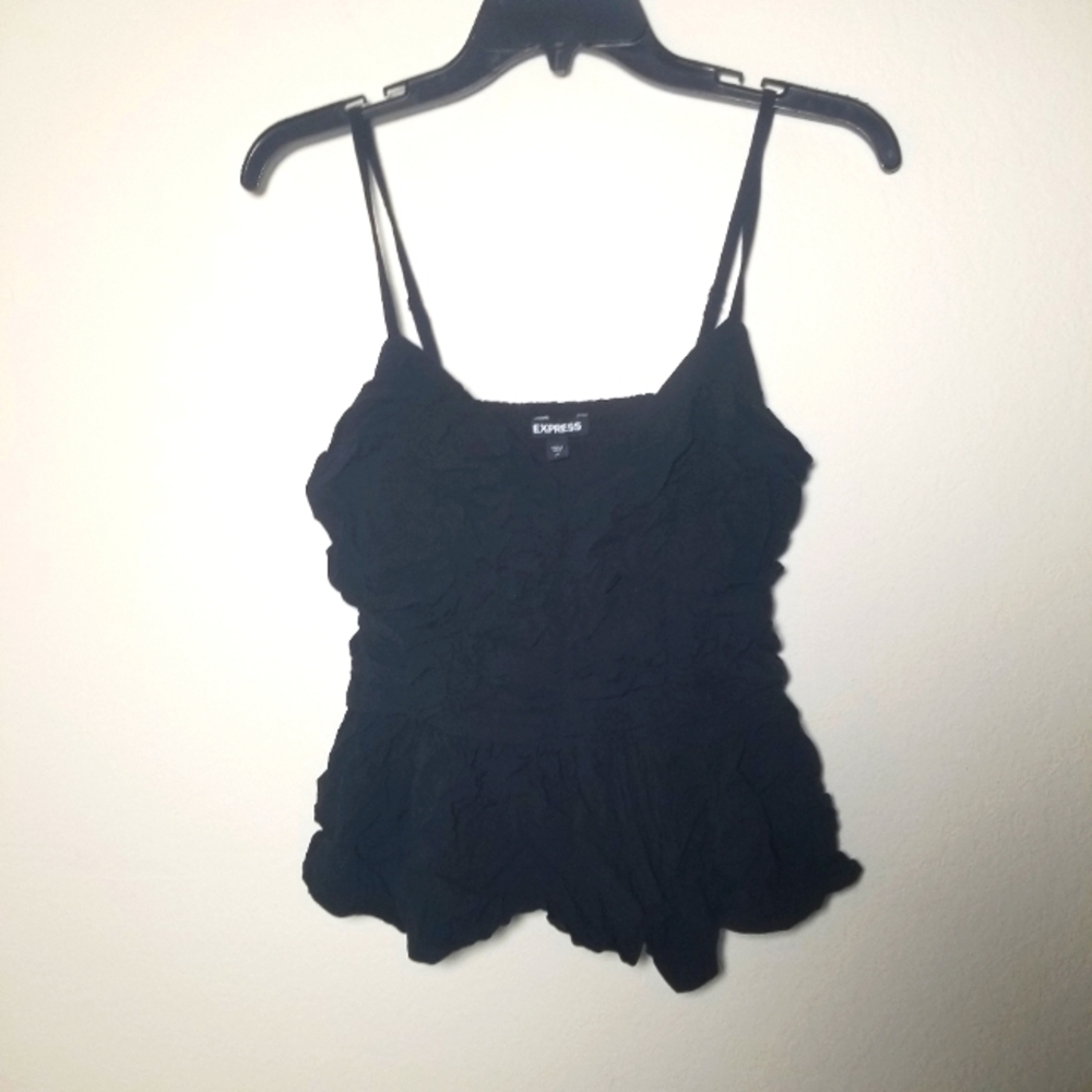 Express Rounched Peplum Top